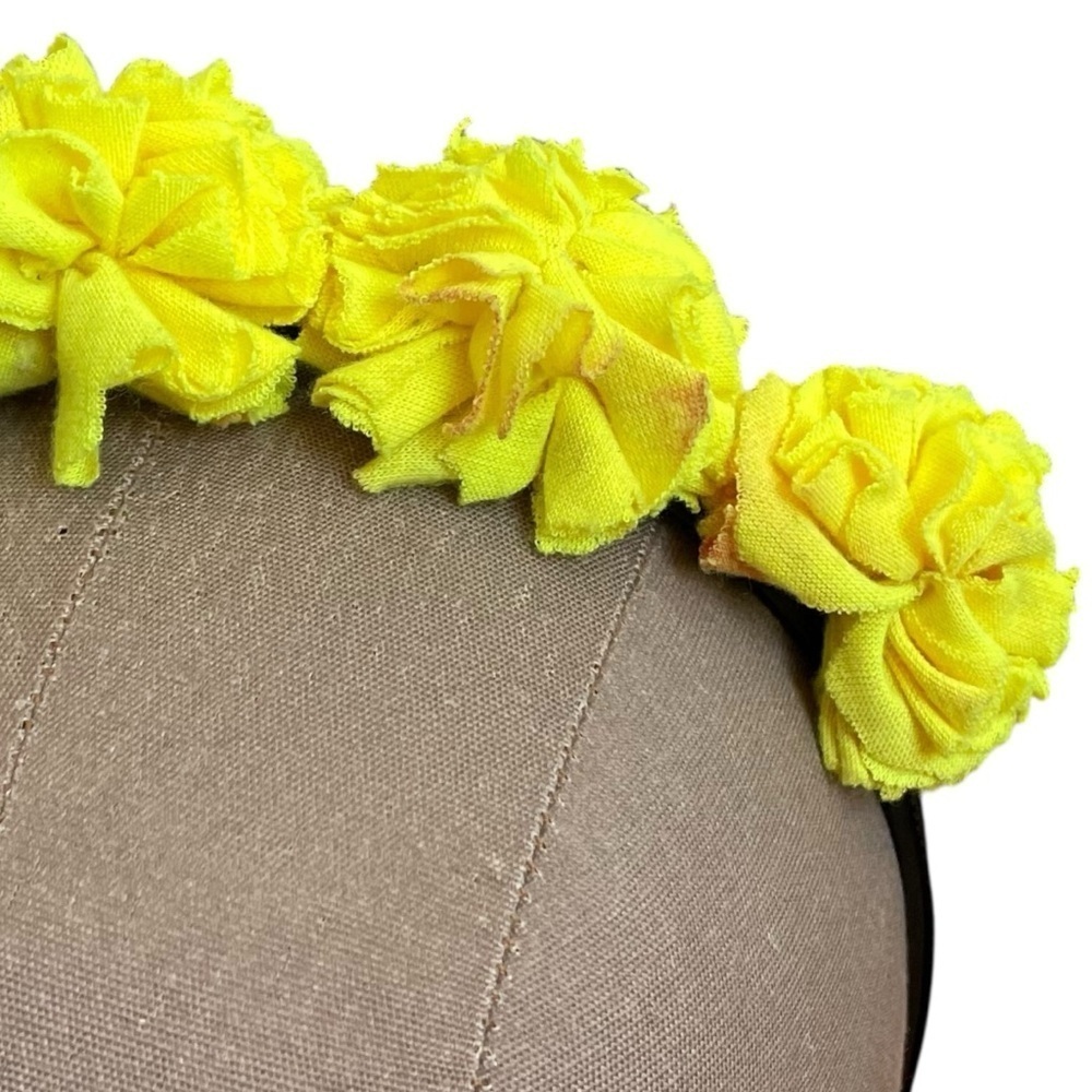 4/$25 Yellow Flower Headband - Picture 7 of 11